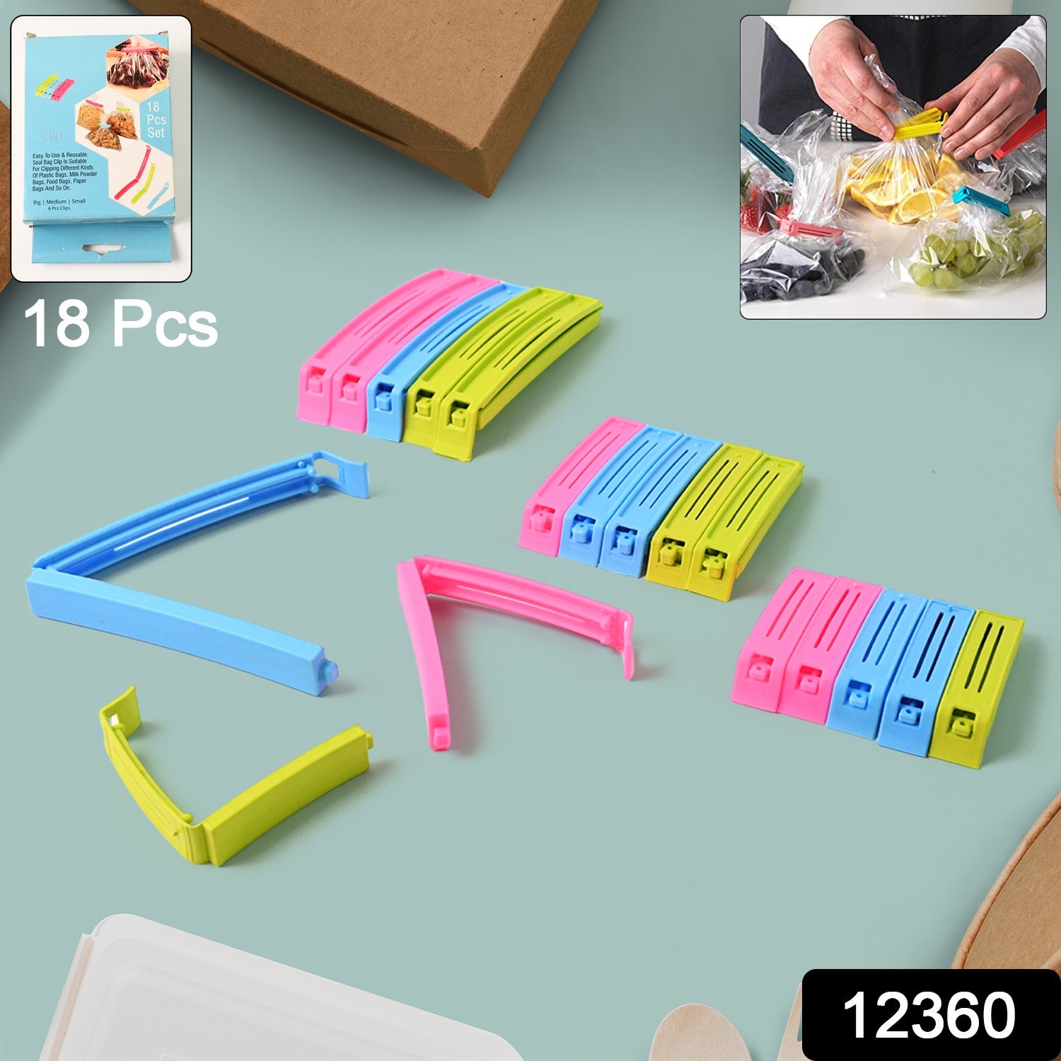 Reusable Kitchen Sealer Clips Reusable Kitchen Sealer Clips